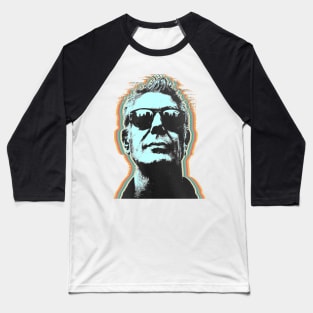 Retro Anthony Bourdain Baseball T-Shirt